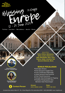 Tour Ziarah Katolik Eropa 2020