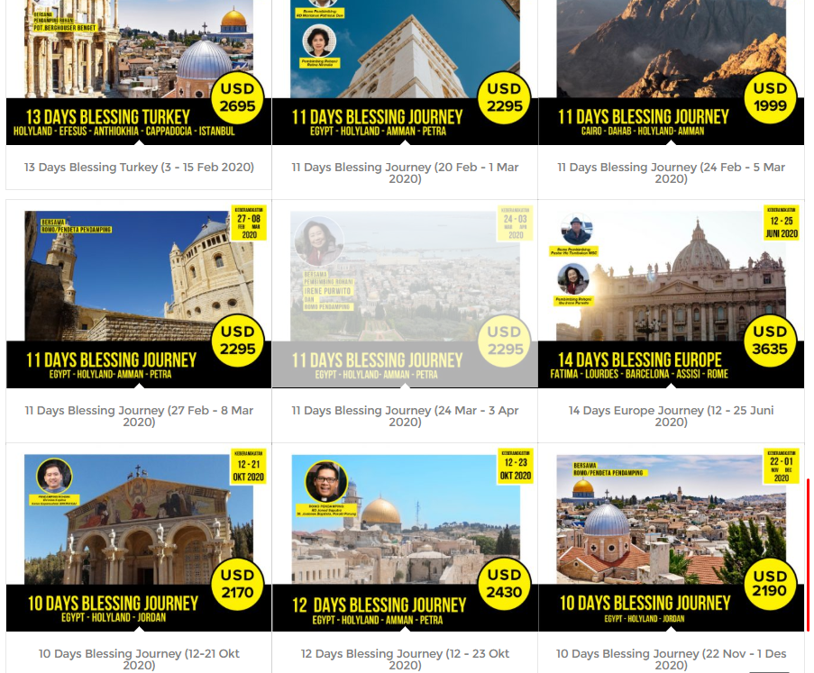 Tour & Travel Holyland dari Jayapura Papua