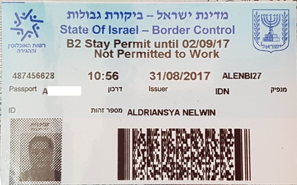 Cara Apply Visa Israel untuk Orang Indonesi